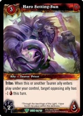 Haro Setting - Sun - Reign of Fire - World of Warcraft TCG - Bild 1 von 4