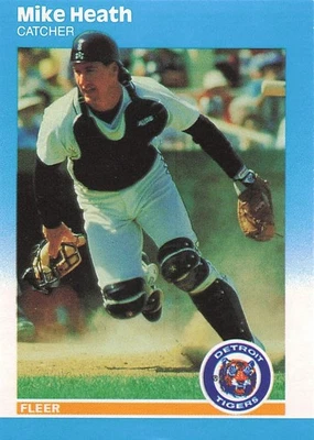 1987 Fleer Update #U-42 Mike Heath - Image 1 of 2