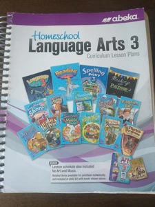 Abeka Homeschool Language Arts 3 Curriculum Lesson Plans 3rd Grade - Picture 1 of 2