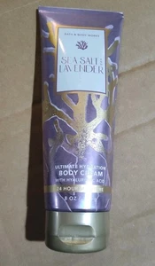 1 Bath & Body Works MEERSALZ & LAVENDEL ULTIMATIVE HYDRATATION KÖRPERCREME 8 Oz.  - Bild 1 von 3