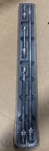 Snap On 3/8” Drive 4pc 3" 6" 11" 24" Locking Extension Set Tray 204FXKLA USA NEW - Picture 1 of 4