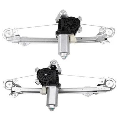 Rear Left Right Power Window Regulator With Motor For 1997-2003 Chevy Malibu Foto 1 de 4