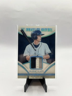2014 Immaculate Swatches J.R. Murphy Rookie Tri Color Patch 13/49 - Image 1 of 2