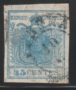 ANTICHI STATI LOMBARDO -VENETO 45 CENT  PRIMO  TIPO VERONA  RIF 2300 - Imagen 1 de 1
