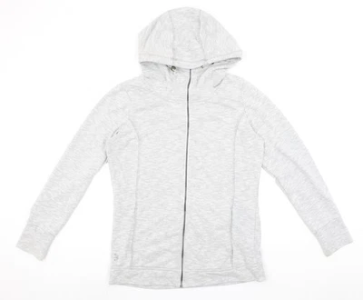 Regatta Women Grey Full Zip Hoodie UK 12 Lined Outdoor Sweatshirt - Image 1 of 4