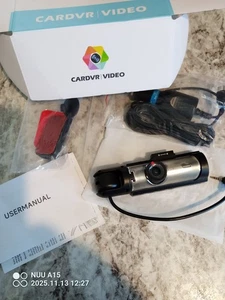 Cámara de tablero automática para automóvil frontal nueva caja abierta seguridad requiere tarjeta SD no incluida - Imagen 1 de 15