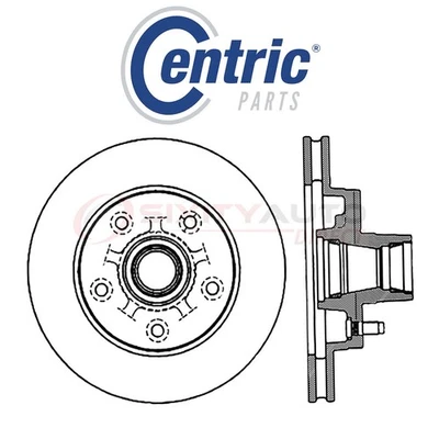 Centric C-TEK Disc Brake Rotor for 1979-1980 Oldsmobile Cutlass Calais 3.8L uv - Image 1 of 4