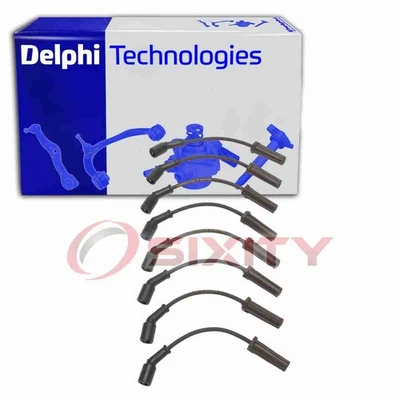 Juego de cables de bujía Delphi para Chevrolet Silverado 3500 Classic 2007 6,0 L V8 por Foto 1 de 4