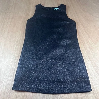 She + Sky Black Metallic Textured Mini Dress Women’s Small Party Cocktail - Image 1 of 4