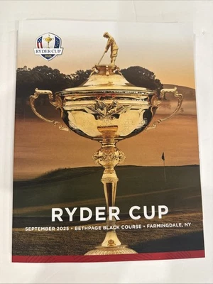 45ª Ryder Cup 2025 Programa Oficial Bethpage Negro Foto 1 de 3