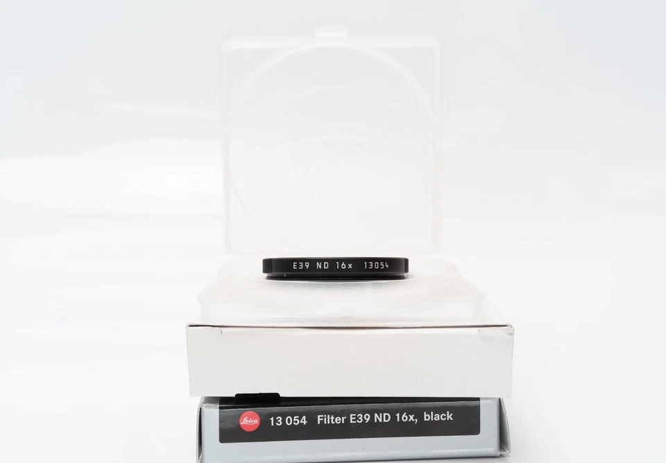 Genuine Leica E39 Leica Neutral Density 16x Filter Black #13054 - Image 1 of 1