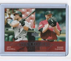 2004 Upper Deck Team Leaders Jeff Bagwell Roger Clemens #273 Houston Astros - Picture 1 of 2