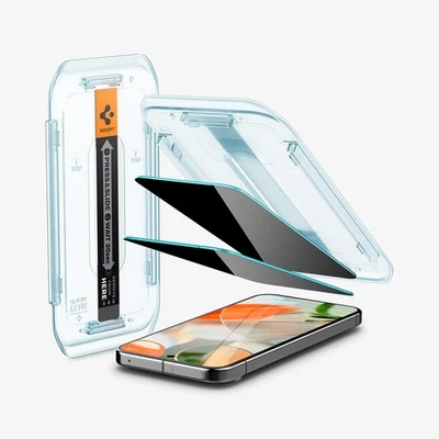 For Pixel 10 Pro XL | Spigen Glas.tR EZ Fit 2 Pack Privacy Screen Protector - Image 1 of 4