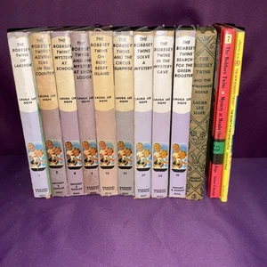 Variety Of Vintage Lot of 12 The Bobbsey Twins Laura Lee Hope 11 HC 1 Paperback - Imagen 1 de 22