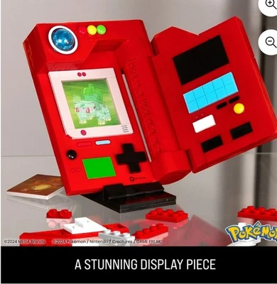 Mega Pokemon Kanto Region Pokedex Light Up Collector Building Set 322 Pieces New - Image 1 of 4