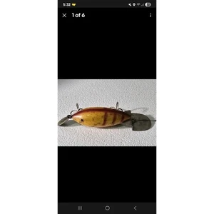 Vintage Fishing Lure 8 Piece Lot  Heddon Etc Antique Bait - Picture 1 of 7