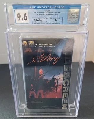 GLORY ~ Sealed VHS ~ Graded CGC 9.6 A+ (1989/1997) ~ Widescreen Edition - Image 1 of 4