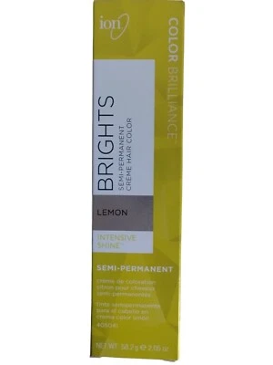 Cor de cabelo creme semi permanente Ion Color Brilliance Brights 2,05 oz limão - Imagem 1 de 4