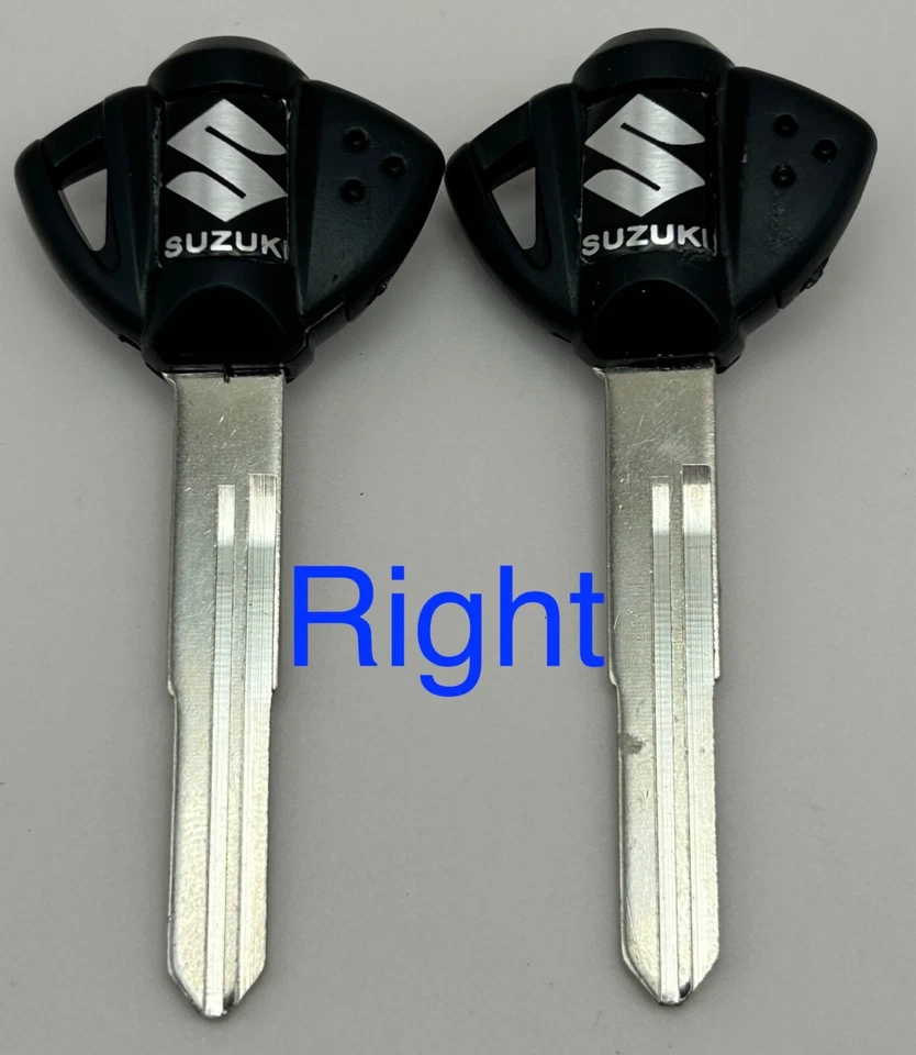 2 Key Blank Suzuki AN125 Boulevard S40 DR S50 S83 Cavalcade GV1400 DR-Z DR100 50 - Image 1 of 1