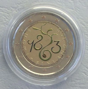 2 Euro Gedenkmünze Finnland 2013 150 Jahre Parlament in Farbe unz. - Bild 1 von 1