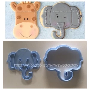 Elefante Animali Giungla Savana FORMINA BISCOTTI COOKIE CUTTER - Picture 1 of 1