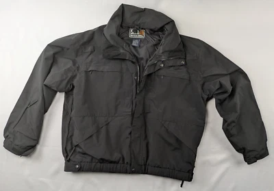 Abrigo de seguridad táctico 511 - Hasta la cadera con capucha y bolsillos - Negro - Excelente Foto 1 de 4