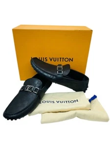 Louis Vuitton Hockenheim Driving Mokassin Damier Schwarz Leder 7 UK = 8 US - Bild 1 von 9
