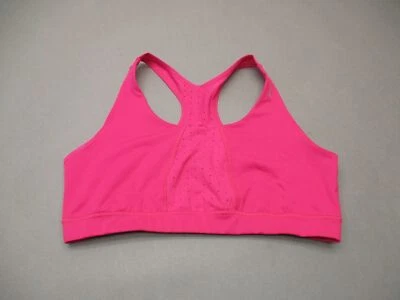 Sujetador deportivo activo Reebok talla XL rosa inalámbrico sin forro para mujer 6M Foto 1 de 4