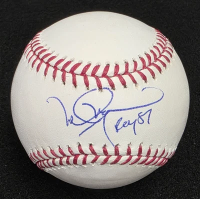 MARK MCGWIRE Signed 1987 ROOKIE OF THE YEAR Official Baseball-A's-CARDINALS-JSA - Image 1 of 4
