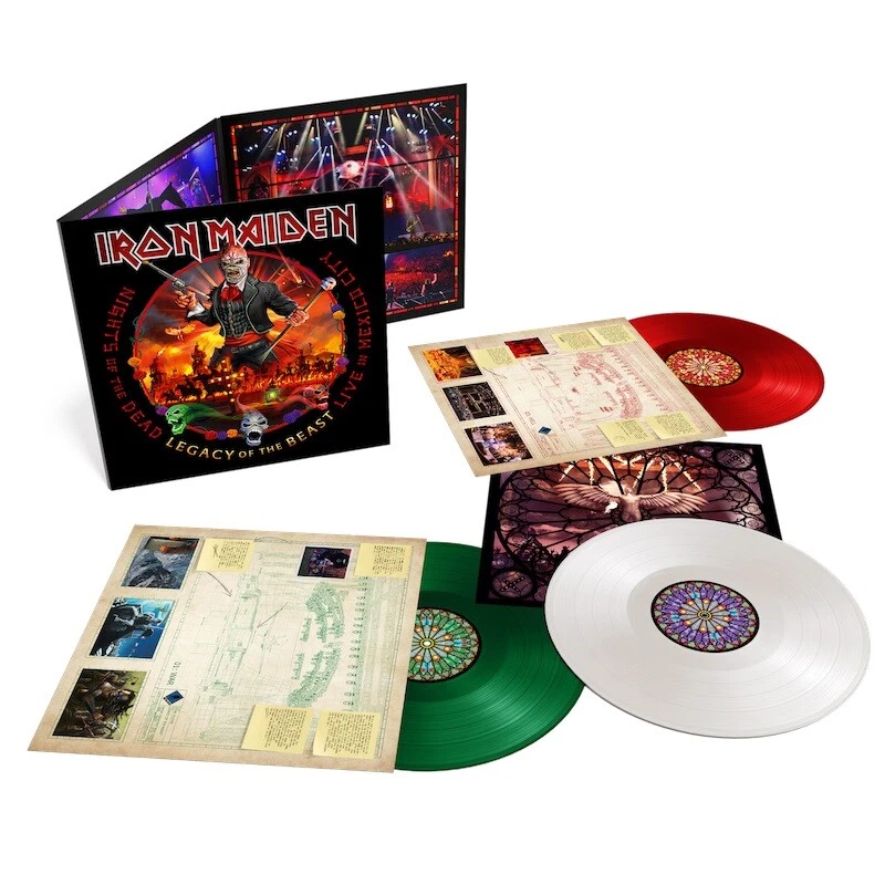 IRON MAIDEN Nights Of The Dead - Live in Mexico - 3LP / Coloured Vinyl (2020) - Bild 1 von 1