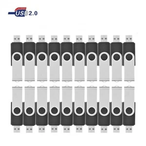 LOT ✔ Black ✔ Mix Pack USB Flash Drive Memory Stick Pen U Disk 16MB, 8GB, 32GB - Foto 1 di 6