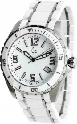 RELOJ HOMBRE Guess Collection Mujer XL Blanco Suizo CERÁMICA Unisex 44mm X85009G1 Foto 1 de 4