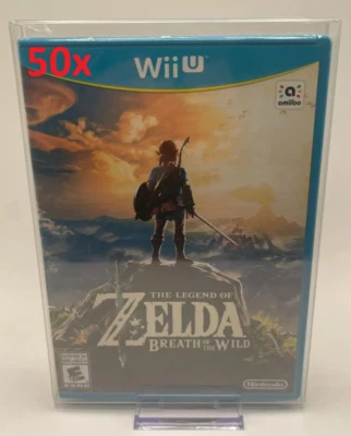 50X Funda Protectora de Plástico Transparente para Nintendo Wii U Xbox 360 Gamecube Foto 1 de 4