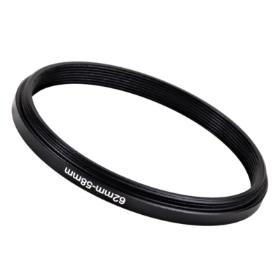 62mm to 58mm 62mm-58mm Stepping Step Down Filter Ring Adapter  - Image 1 of 3