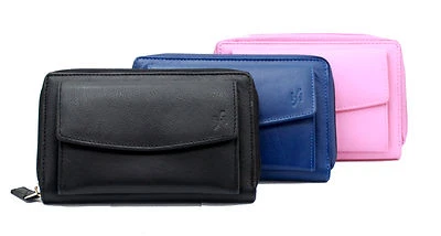 Women's Elegant Leather RFID Wallet | Zip Around Purse | Perfect for Everyday - Image 1 of 3