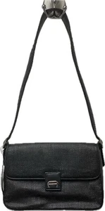 NEW WITH TAGS READ: Vintage Black Etienne Aigner Shoulder Bag Studio Straw Coll - Picture 1 of 13
