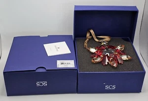 Swarovski 2019 SCS Christmas Winter Sparkle Festive Ornament 5464865 Retired - Picture 1 of 7