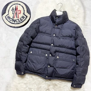 Autentico piumino Moncler BREL 0 blu scuro MONCLER - Foto 1 di 22
