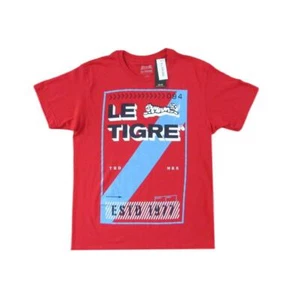 Le Tigre Red Euro Stripe T-Shirt - Picture 1 of 5
