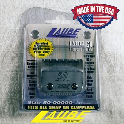 Hoja cortapelos de acero LAUBE CX #50 (.200 mm)-SE ADAPTA A TODAS LAS MARCAS Foto 1 de 4