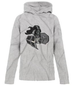 BSW Youth Baby Darth Playing Star Tie Fighter Hoodie - Picture 1 of 7