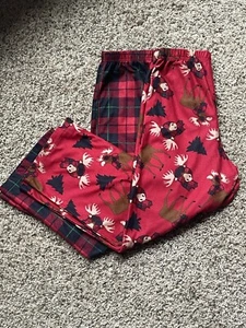 NEW! Up-Late 2 Piece Boys Lounge Pajama Sleep Pants Size M (6/8) Lodge Camping - Picture 1 of 2