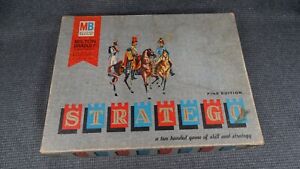 Vintage Milton Bradley Stratego Game Fine Edition 1963 - No. 5606 No Instruction