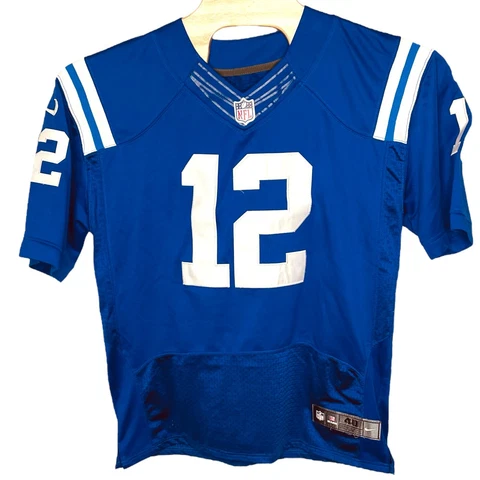 Nike On Field Indianapolis Colts Andrew Luck Football Jersey Size 40 Embroidered Cover