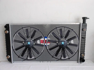 Radiador 2042 para Chevy Express GMC Savana Van 1500/2500/3500 1999-2002 + ventiladores Foto 1 de 4