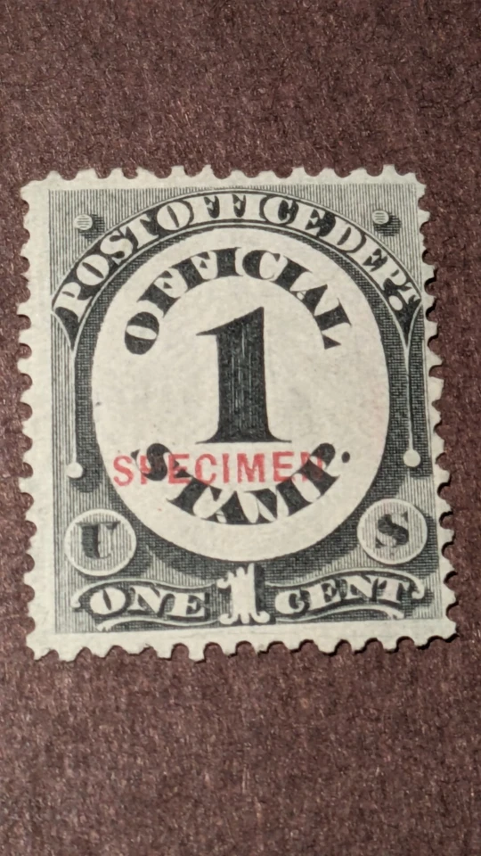 U.S. Official-Special Printing Stamp #047s mint no gum as issued - Image 1 of 1