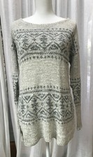HOLLISTER MAGLIONE COLORE BEIGE E GRIGIO SIZE XS/S