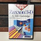 Sega Master System Zaxxon 3-D Cartridge- UNTESTED