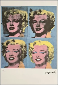 ANDY WARHOL * Marilyn Monroe * signed lithograph * Kunstdruck * limited # xx/100 - Bild 1 von 11