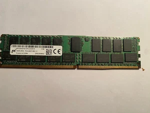 32GB DDR4 RAM SERVER Micron MTA36ASF4G72PZ-2G31 2Rx4 PC4-2400T-RB1-11 19200Mhz - Photo 1/1